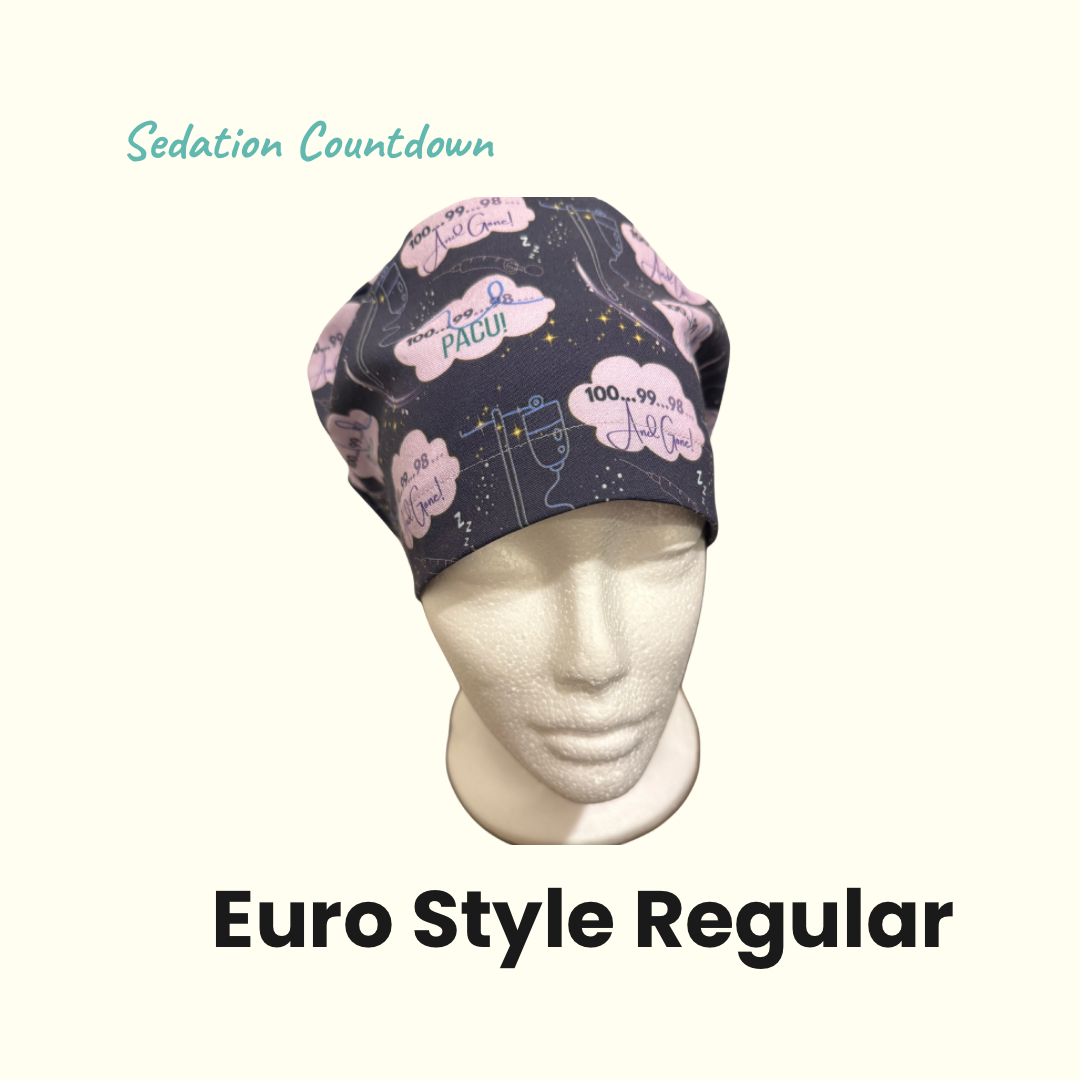 Anesthesia Scrub Cap Bundle – Set of 3 | Euro Style